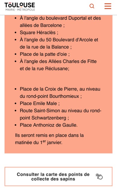 Liste texte officielle